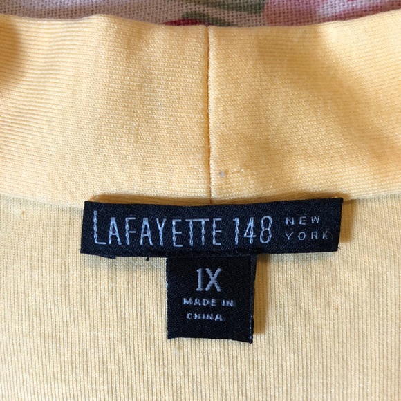 LAFAYETTE 148 Size 1X PLUS Squared Neckline Pullover Cotton & Elastine $188 NEW - Picture 11 of 16